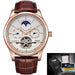 Men's Retro Style Leather Watch - Dazpy