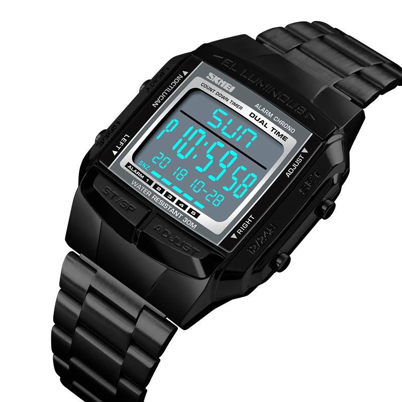 Men's Stainless Steel Sports Watch - Dazpy