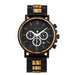 Men's Round Wooden Quartz Watch - Dazpy