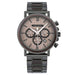 Men's Round Wooden Quartz Watch - Dazpy