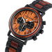 Men's Round Wooden Quartz Watch - Dazpy