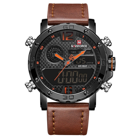 Casual Wristwatches for Men with Leather Strap - Dazpy