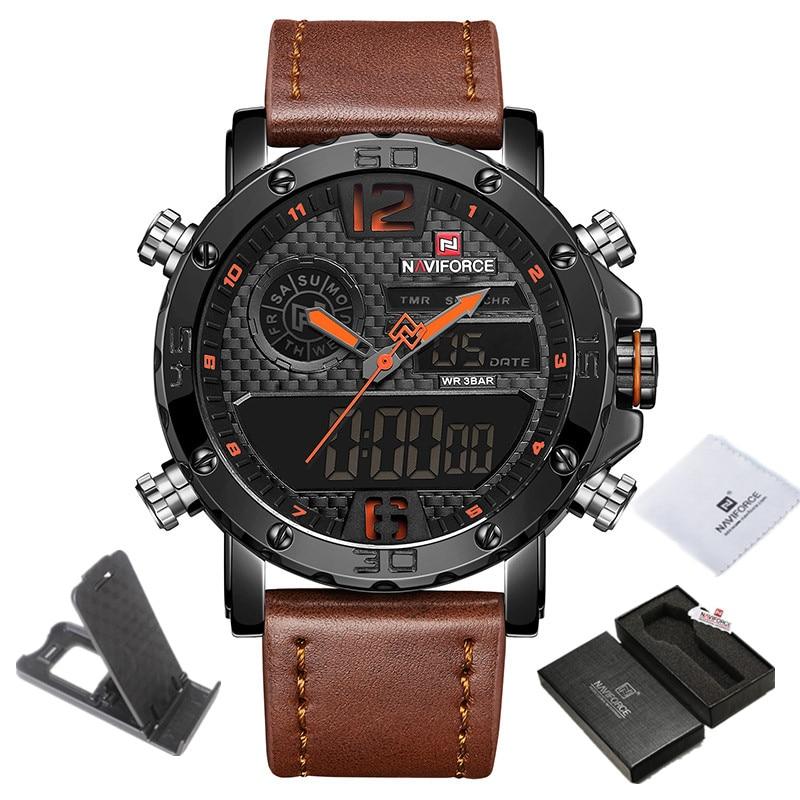 Casual Wristwatches for Men with Leather Strap - Dazpy