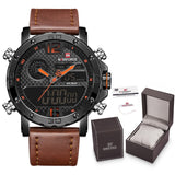 Casual Wristwatches for Men with Leather Strap - Dazpy