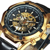 Golden Mechanic Luxury Aviator Men’s Watch - Dazpy