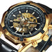 Golden Mechanic Luxury Aviator Men’s Watch - Dazpy