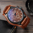 Men's Waterproof Round Sport Watch with Calendar - Dazpy