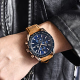 Men's Luxury Leather Watches - Dazpy