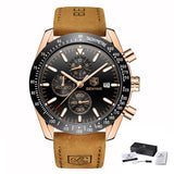 Men's Luxury Leather Watches - Dazpy