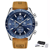 Men's Luxury Leather Watches - Dazpy