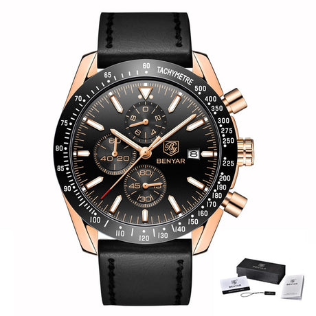 Men's Luxury Leather Watches - Dazpy