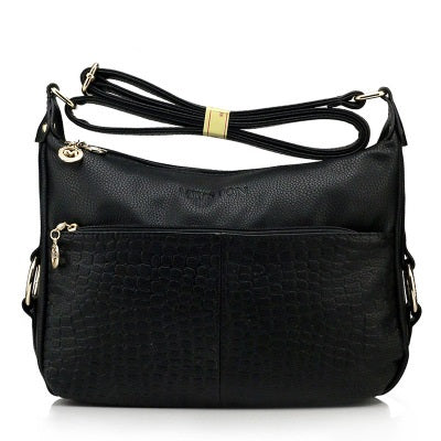 Ladies fashion mom pack single shoulder bag explosion trend old Handbag Shoulder Bag diagonal bag - Dazpy