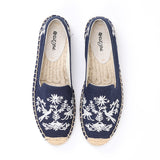 Fisherman embroidered cloth shoes - Dazpy