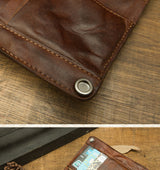 Handmade Cowhide Full Leather Large Capacity Wallet - Dazpy