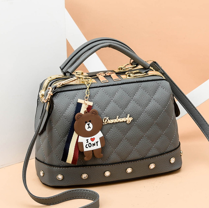 2021 autumn and winter trend new single shoulder diagonal small bag Korean fashion handbag small square bag - Dazpy