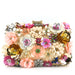 Ladies handmade colorful flower beaded bag - Dazpy