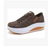 Thick bottom shake shoes women's leather casual shoes non-slip walking shoes travel shoes Korean version of the increase single shoes large size