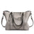 Promotion of 17 new fashion handbags bag retro all-match single shoulder bag simple oil wax portable Tote Bag