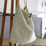 Casual One-shoulder Literary Hand Cloth Bag Handmade Disc Buckle Large Capacity - Dazpy