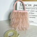 Women's Fashion Pearl Chain Messenger Bag