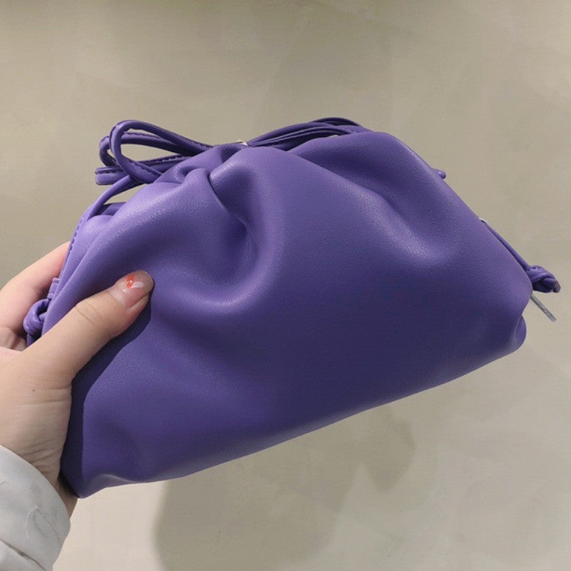 Fashion One-shoulder Messenger Hand-made Dumpling Bag Female - Dazpy