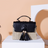 Spring And Summer New PP Straw Woven Box Bag Women