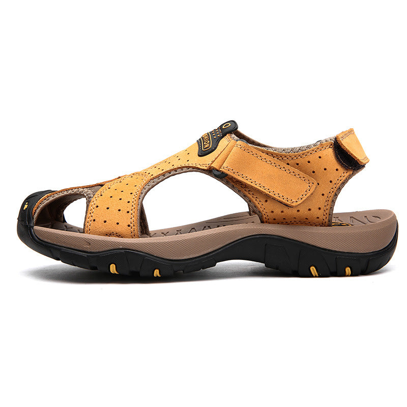 Cowhide Cross-border Large Size Men's Shoes Outdoor Wading Beach Shoes - Dazpy