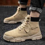 Men's Tooling British Style Retro Men's Boots - Dazpy