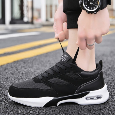 Trendy Men's Mesh Breathable Low-top Sports Casual Shoes - Dazpy