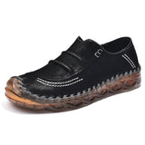 Breathable And Deodorant British Fashion Non-adhesive Stitching Shoes Men - Dazpy