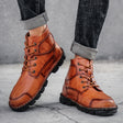 High Top Martin British Trendy Tooling Men's Boots - Dazpy