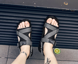 Summer new men's beach sandals Korean version of the wild buckle men's shoes - Dazpy