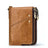 Anti-theft brushed RFID leather ladies wallet