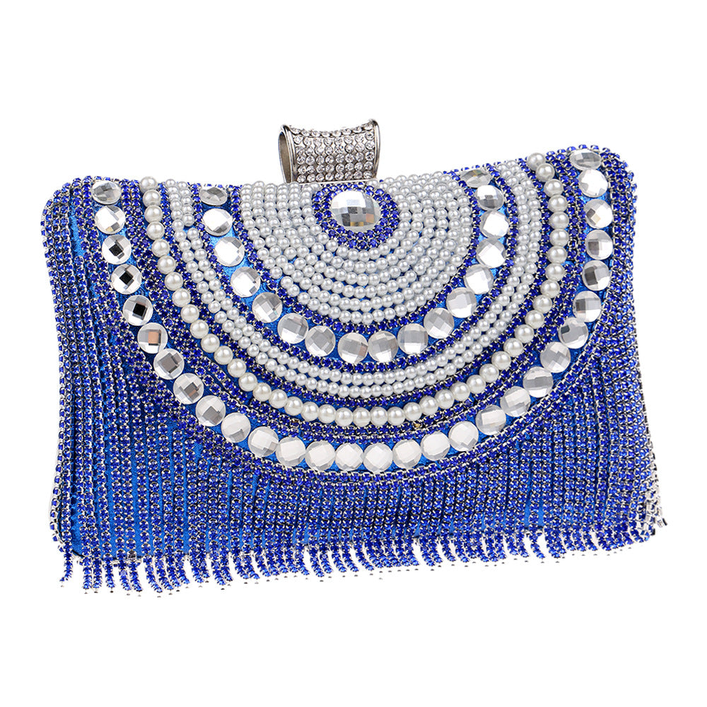 Ladies Banquet Bag Tassel Evening Bag - Dazpy