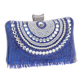 Ladies Banquet Bag Tassel Evening Bag - Dazpy