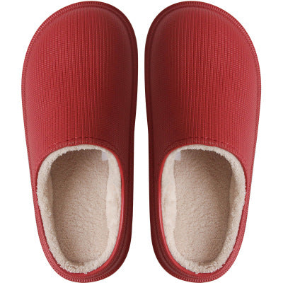 Women's platform outdoor cotton slippers - Dazpy