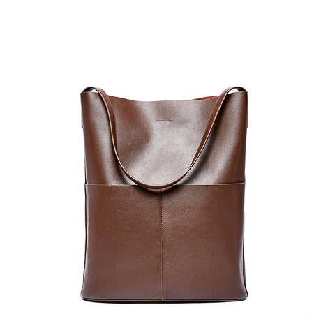 Large Leather Shoulder Fashion Women's Bag - Dazpy