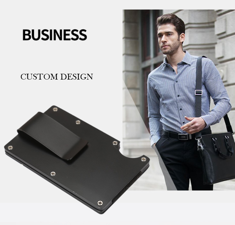 Card holder, Money Clip, Business Card Hloder, Business Gift, Security & Antimagnetic - Dazpy