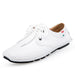 Casual Leather Shoes Men's Sneakers British leather Shoes - Dazpy