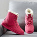 Snow Boot for Women Winter Shoes Heels Winter Boots Ankle Warm Plush Insole - Dazpy