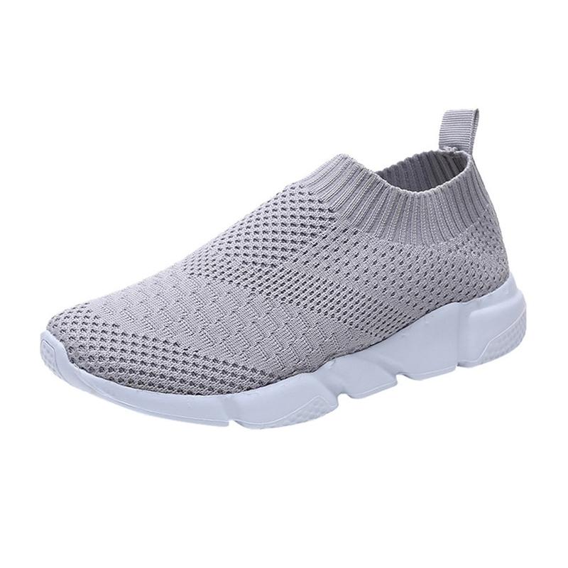 New Outdoors Adults Trainers Running Shoes Woman Sock Footwear Sport Athletic Unisex Breathable Mesh Female Sneakers - Dazpy