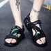 Summer new men's beach sandals Korean version of the wild buckle men's shoes - Dazpy