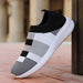 Korean Version Of Large Size Sports Flying Woven Casual Shoes - Dazpy