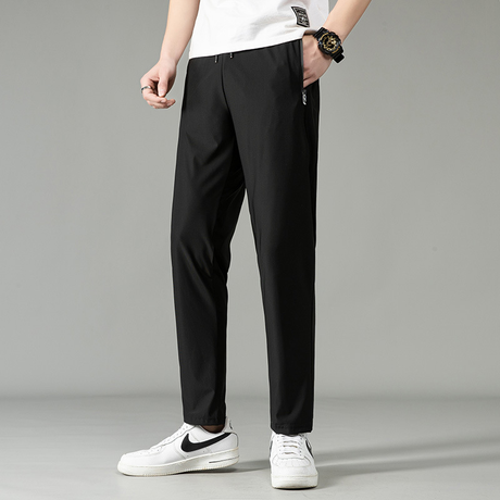 Men'S Casual Pants Ice Silk Pants Loose Sports Pants Men'S Clothing