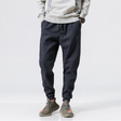 Men'S Casual Pants Solid Color Fashion Cropped Trousers