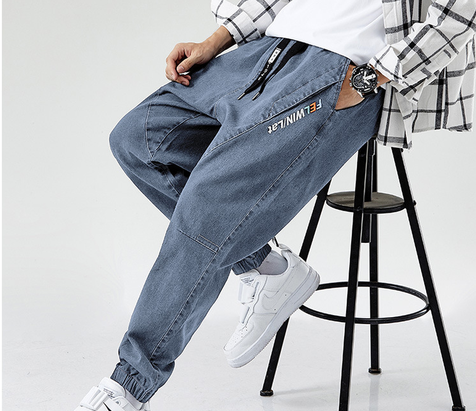 Jeans Korean Fashion Casual Pants Nine Minutes