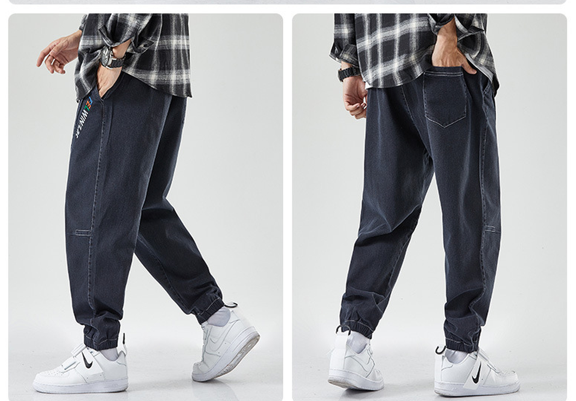 Jeans Korean Fashion Casual Pants Nine Minutes