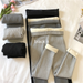 Korean Grey Underpants for Autumn and Winter