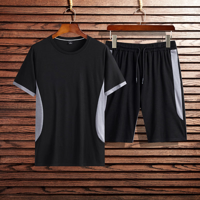 Men'S Short Sleeve T-Shirt Sports Suit