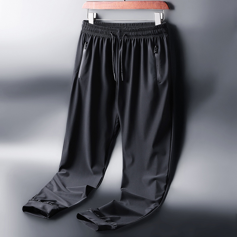 Men'S Casual Pants Ice Silk Pants Loose Sports Pants Men'S Clothing